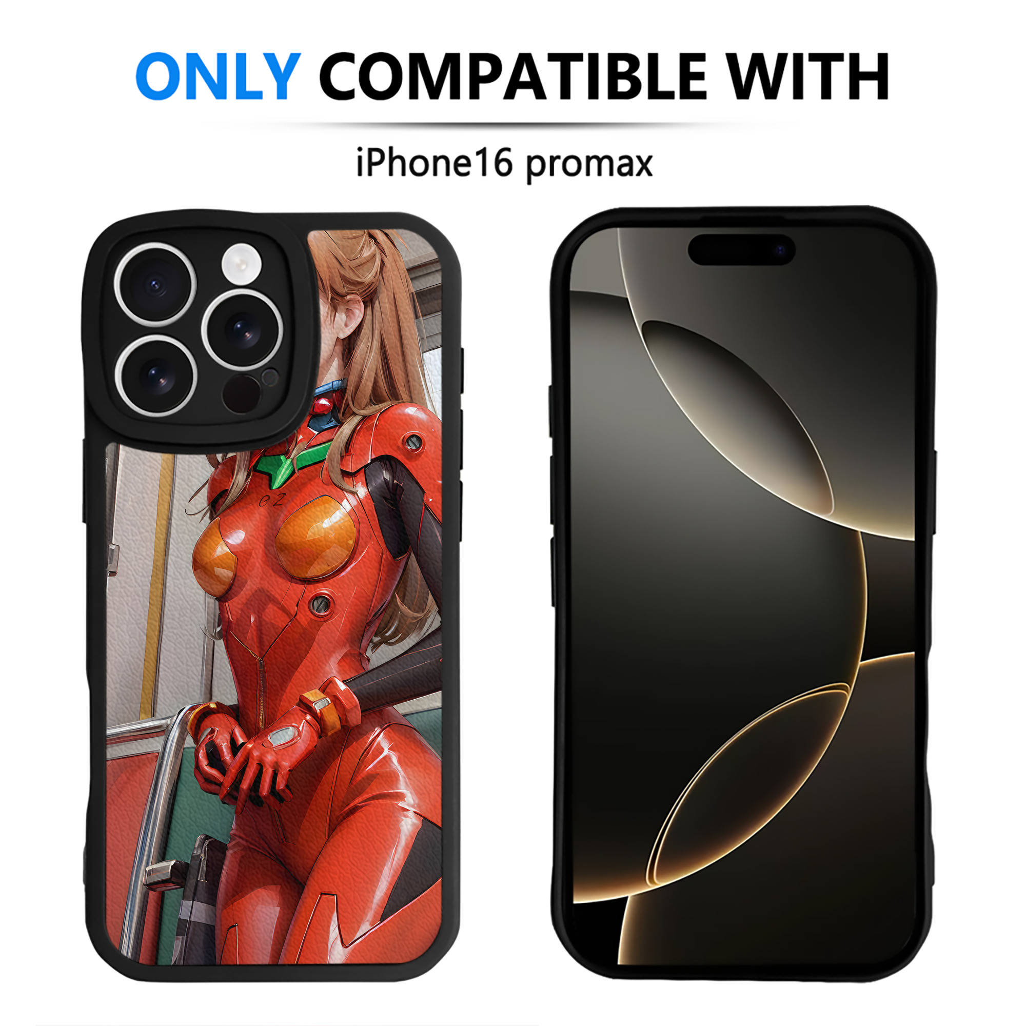 （画像用） EVA 新世紀エヴァンゲリオン 【iPhone 16シリーズ対応】シリコンスマホケース（レザー調） 材質：シリコン